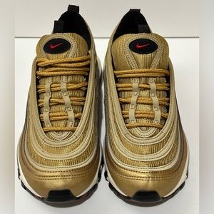 (108)- 💛Nike Air Max 97 Gold & Black Inside💛